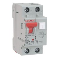 АВДТ YON MDR63 C32 2P 30mA (MDR63-22C32-A). Автоматический выключатель дифференциального тока. ДКС