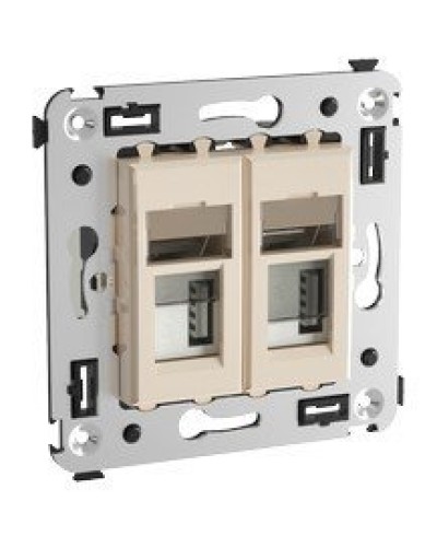 Розетка USB в стену Avanti ванильная дымка (4405543). Розетка USB. ДКС в Рубцовске