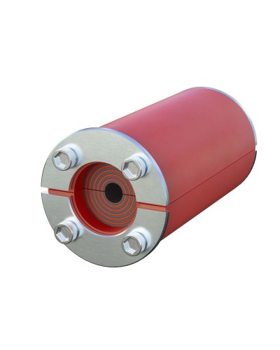Проходка круглая, нержавеющая, D200х70 мм для кабелей D138-170 мм (DXF311A): Проходка круглая, нержавеющая в Рубцовске