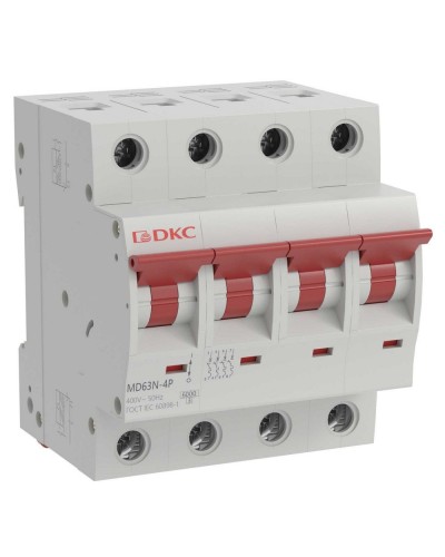 YON max MD63N 4P 10А 6кА C (MD63N-4PC10). Автоматический выключатель. ДКС в Рубцовске