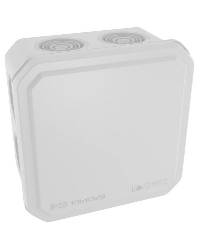 Коробка ответвительная с кабельными вводами IP55, 100х100х50 (53800). Коробка ответвительная. ДКС в Рубцовске