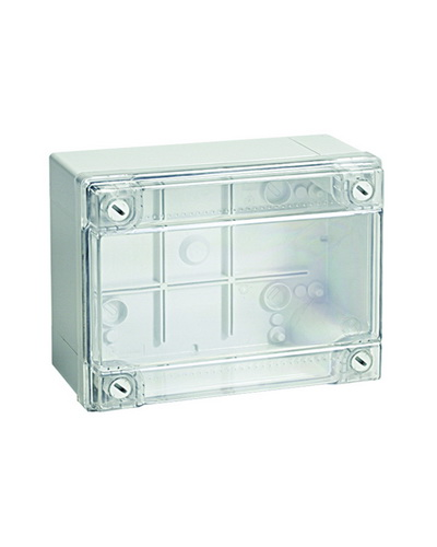 Коробка ответвительная с гладкими стенками IP56, 300х220х120 (54320). Коробка ответвительная с гладкими стенками и прозрачной крышкой. ДКС в Рубцовске