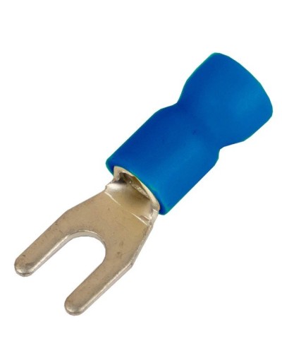 Наконечник вилочный НВИ 1,5-2,5 М5 (D5,3мм) (100 шт) (2B15P-EE-PVC). Наконечник вилочный с изолированным фланцем ПВХ. ДКС в Рубцовске