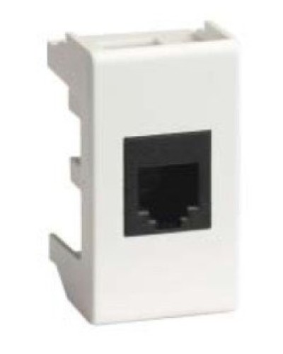 Розетка RJ-45 Viva 1 модуль белая (45038): Розетка компьютерная с одним разъёмом в Рубцовске