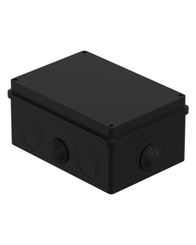Коробка JBS210 210х150х100, 8 вых., IP55, черная (44016BL-1). Коробка монтажная. Экопласт в Рубцовске