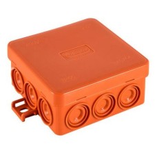 Коробка JBL085 85х85х38, 12 вых., 4P (0,15...6мм²) (43755HF): Коробка монтажная, огнестойкая, без галогена
