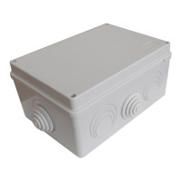 Коробка JBS210 210х150х100, 8 вых., IP55, серая (44016). Коробка монтажная. Экопласт