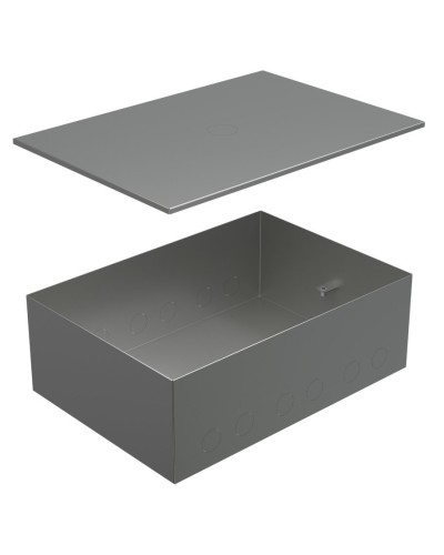 Коробка металлическая с крышкой для заливки в пол BOX/6-8 (70161): Коробка металлическая с крышкой для заливки в пол 249,6х167,6х75мм, для люков 70062, 70082 в Рубцовске