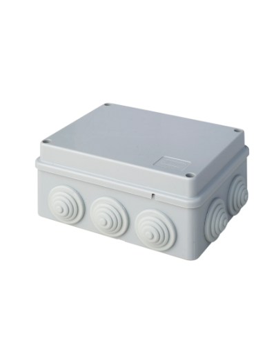 Коробка JBS150 150х110х70, 10 вых., 5P (1,5…6мм²) серая (43029HF-GR). Коробка монтажная, огнестойкая, без галогена. Экопласт в Рубцовске