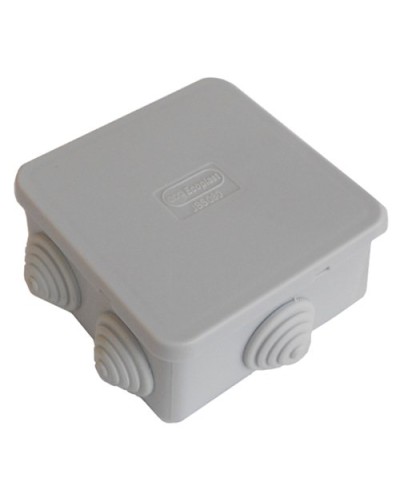 Коробка JBS080 85х85х40, 6 вых, IP44, серая (44006). Коробка монтажная. Экопласт в Рубцовске