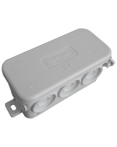 Коробка JBL090 90х42х40, 10 вых., IP55, серая (44055). Коробка монтажная. Экопласт в Рубцовске