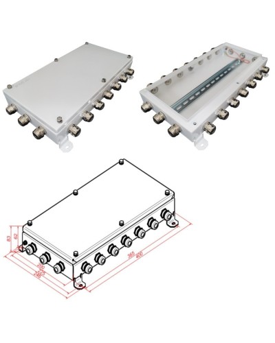 КМ IP66-2040. Коробка монтажная электротехническая. Гефест в Рубцовске