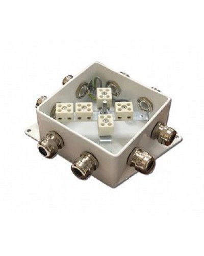КМ-О (10к*10,0)-IP66-120х120, три ввода: Коробка монтажная огнестойкая в Рубцовске