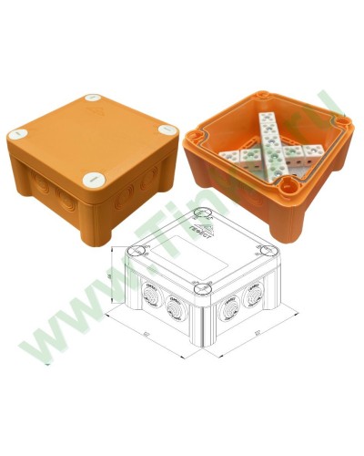 КМ-О-1212(П)(18к)-IP55: Коробка монтажная огнестойкая в Рубцовске