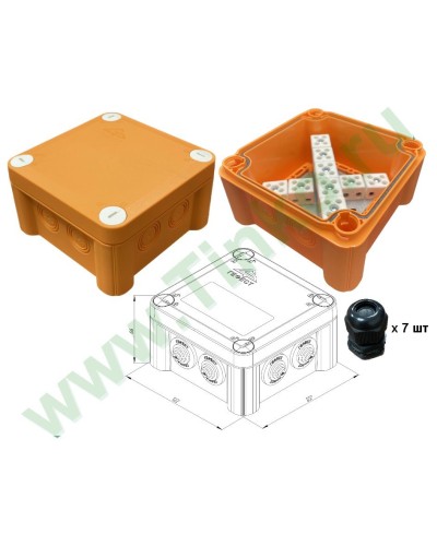 КМ-О-1212(П)(18к)-IP66(П6-12): Коробка монтажная огнестойкая в Рубцовске