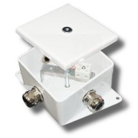 КМ-О (2к*6,0)-IP66-100х100, два ввода: Коробка монтажная огнестойкая