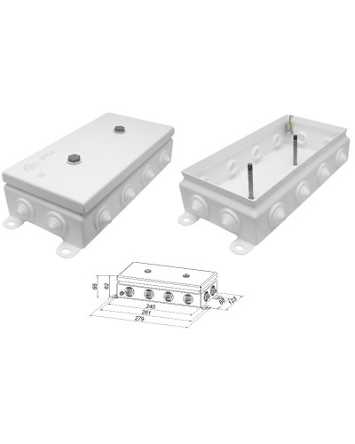 КМ IP55-1224. Коробка монтажная электротехническая. Гефест в Рубцовске