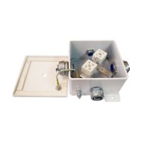КМ-О (2к)-IP66-120х120, два ввода: Коробка монтажная огнестойкая