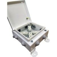 КМ-О (12к*6,0)-IP55-1212, 8 вводов: Коробка монтажная огнестойкая