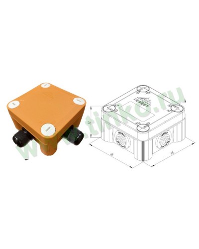 КМ-О-1010(П)(8к)-IP66(П6-12): Коробка монтажная огнестойкая в Рубцовске