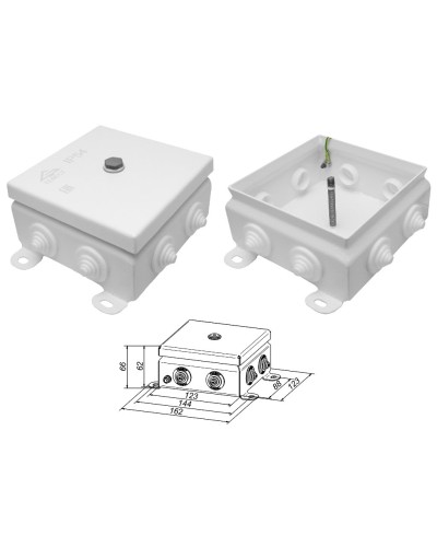 КМ IP55-1212. Коробка монтажная электротехническая. Гефест в Рубцовске
