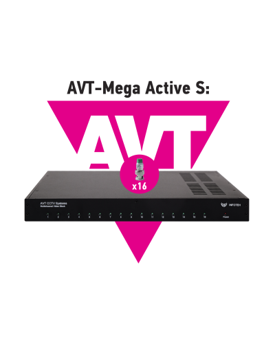 AVT-Mega Active S. 16-ти канальный комплект для передачи AHD/CVI/TVI 5Mp/4Mp/1080p. Инфотех в Рубцовске