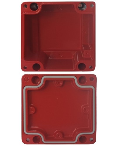 МКС Мороз, глухая, IP66/IP68, красный. Коробка коммутационная металлическая. Магнито-Контакт в Рубцовске