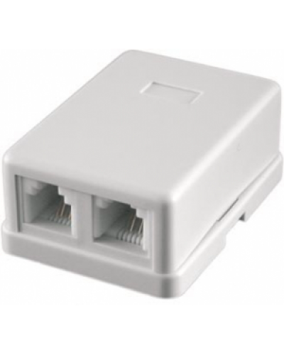 STK-RJ-45(8P8C), CAT.6, 2 выхода, Dual IDC компьютерная розетка: Розетка компьютерная 2 выхода в Рубцовске