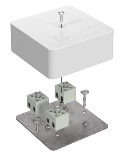 Коробка огнестойкая 75х75х30 (40-0450-FR1.5-6). Коробка огнестойкая для открытой установки. Промрукав в Рубцовске