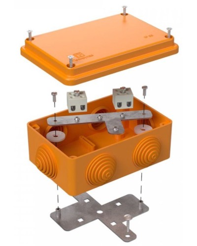 Коробка огнестойкая 120х80х50 (40-0340-FR6.0-4). Коробка огнестойкая для открытой установки. Промрукав в Рубцовске