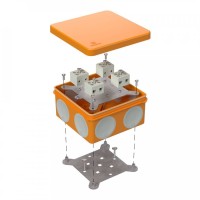 Коробка огнестойкая 60-0300-FR6.0-8 Е15-Е120 100х100х50. Коробка огнестойкая для открытой установки. Промрукав