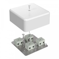 Коробка огнестойкая 103х103х45 (латунь) (40-0470-FR2.5-8-Е60). Коробка огнестойкая для открытой установки. Промрукав