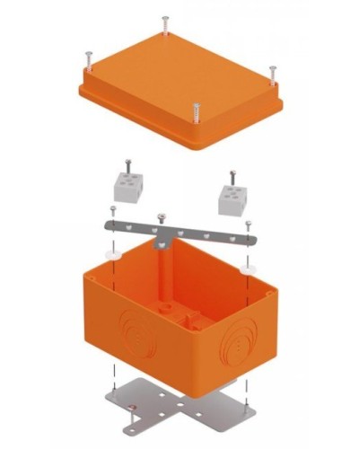 Коробка огнестойкая 150х110х90 E15-E120 для о/п (40-0351-FR10.0-4). Коробка огнестойкая для открытой установки. Промрукав в Рубцовске