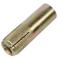 Анкер забивной стальной оцинкованный (цанга) М8 10х30 (100шт.) (PR08.2341). Анкер забиваемый. Промрукав