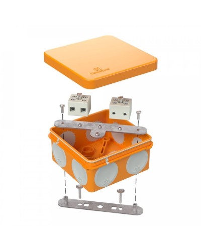 Коробка огнестойкая 80х80х40 (60-0210-FR6.0-4). Коробка огнестойкая для открытой установки. Промрукав в Рубцовске