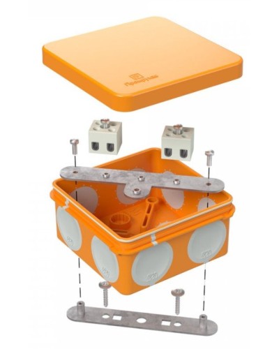 Коробка огнестойкая 80х80х40 (60-0210-FR2.5-6). Коробка огнестойкая для открытой установки. Промрукав в Рубцовске