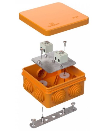 Коробка огнестойкая 80х80х40 (40-0210-FR2.5-4). Коробка огнестойкая для открытой установки. Промрукав в Рубцовске