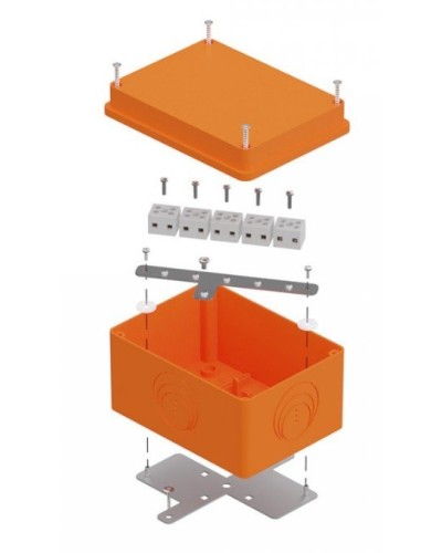 Коробка огнестойкая 150х110х90 E15-E120 для о/п (40-0351-FR1.5-10). Коробка огнестойкая для открытой установки. Промрукав в Рубцовске