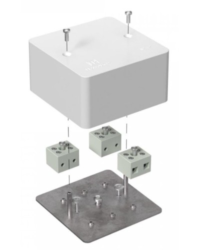 Коробка огнестойкая 103х103х45 (40-0470-FR2.5-6). Коробка огнестойкая для открытой установки. Промрукав в Рубцовске