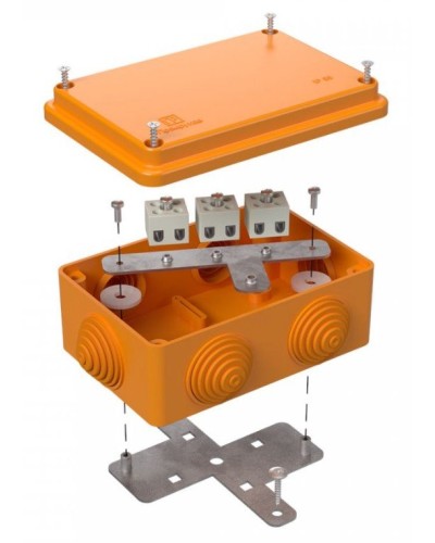 Коробка огнестойкая 120х80х50 (40-0340-FR1.5-6). Коробка огнестойкая для открытой установки. Промрукав в Рубцовске