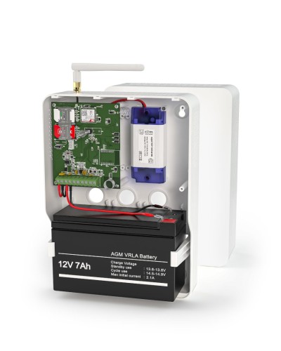 Контакт GSM-14А v.3 (в корпусе под АКБ 1,2-7 Ач с БРП 12V 1А). Панель охранная радиоканальная. Ритм в Рубцовске