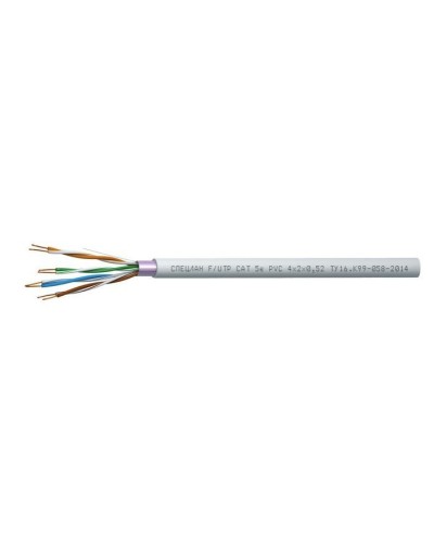 СПЕЦЛАН F/UTP Cat 5e PVC 4х2х0,52. Кабель «витая пара» (LAN) для структурированных систем связи. Спецкабель в Рубцовске