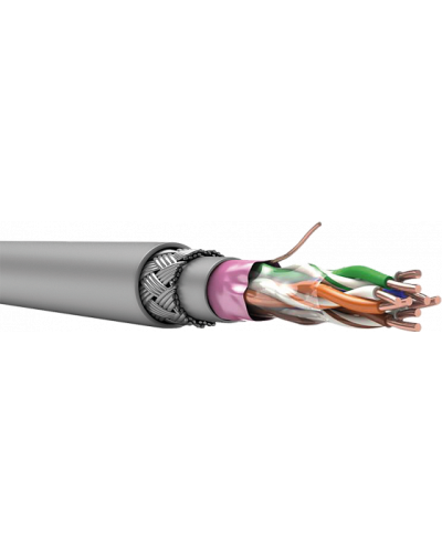 TechnoLAN F/UTP SWA PS Cat 5e ZH нг(A)-HF 2x2x0,52. Кабель «витая пара» (LAN) для структурированных систем связи. СПКБ-Техно в Рубцовске